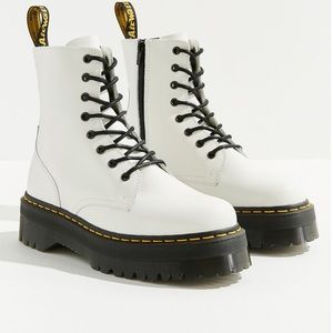 Brand New Doc Martens White Jardon boots